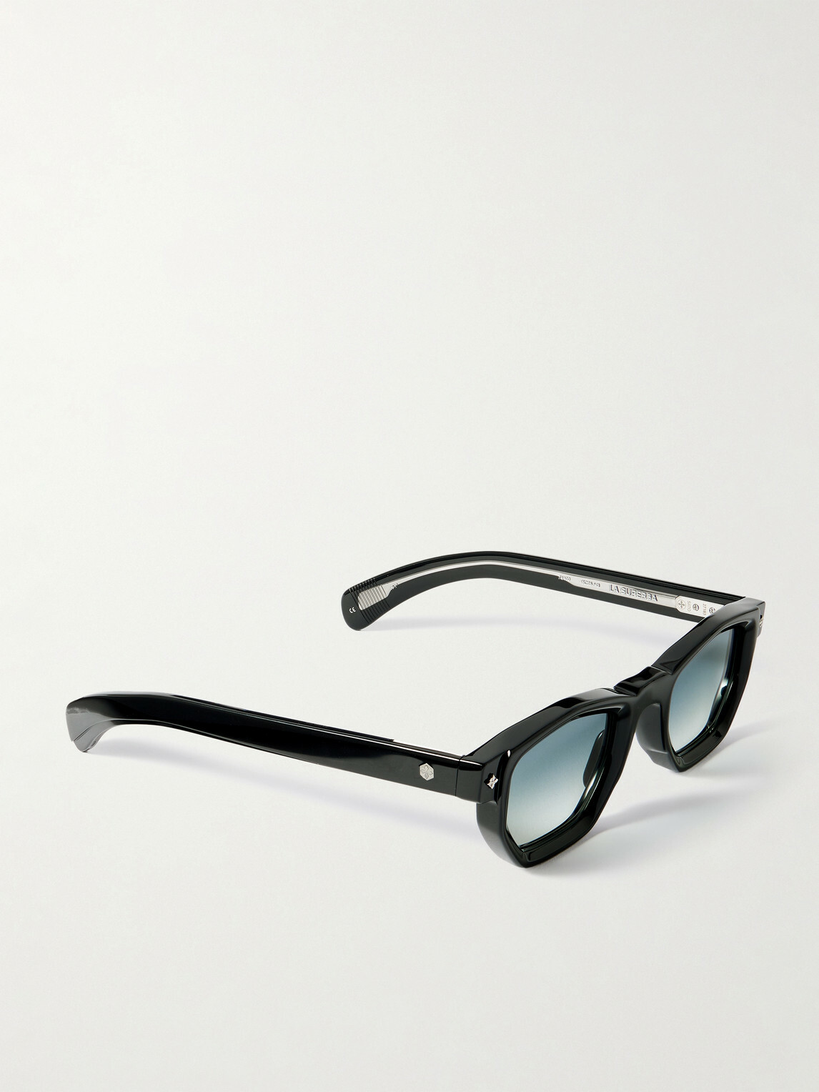 Sato - La Superba Hexagon-Frame Acetate Sunglasses