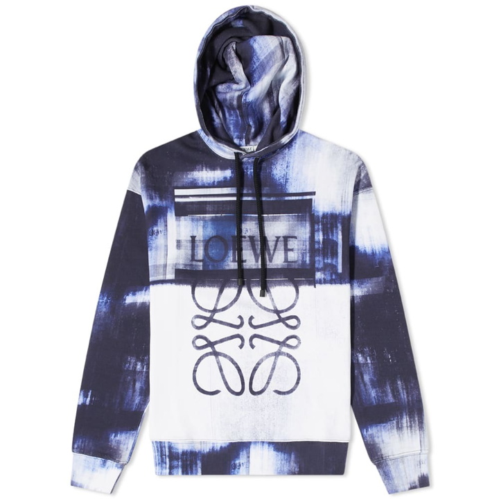 Photo: Loewe Men's Photocopy Anagram Hoody in White/Blue