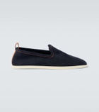 Loro Piana Venice Walk suede loafers