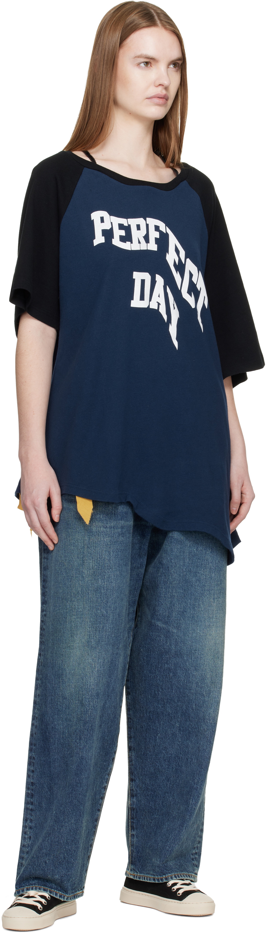 UNDERCOVER Navy UC1E8805-2 'Perfect Day' T-shirt