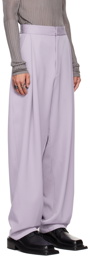 AARON ESH SSENSE Exclusive Purple Cord Trousers