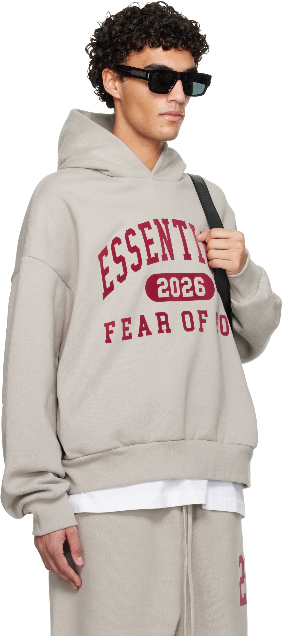 Fear of God ESSENTIALS Gray Holiday Classic Hoodie