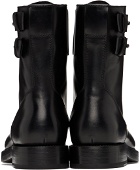 Ann Demeulemeester Black Jeroom Combat Boots