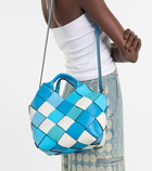 Loewe - Paula's Ibiza Woven Basket Small leather tote