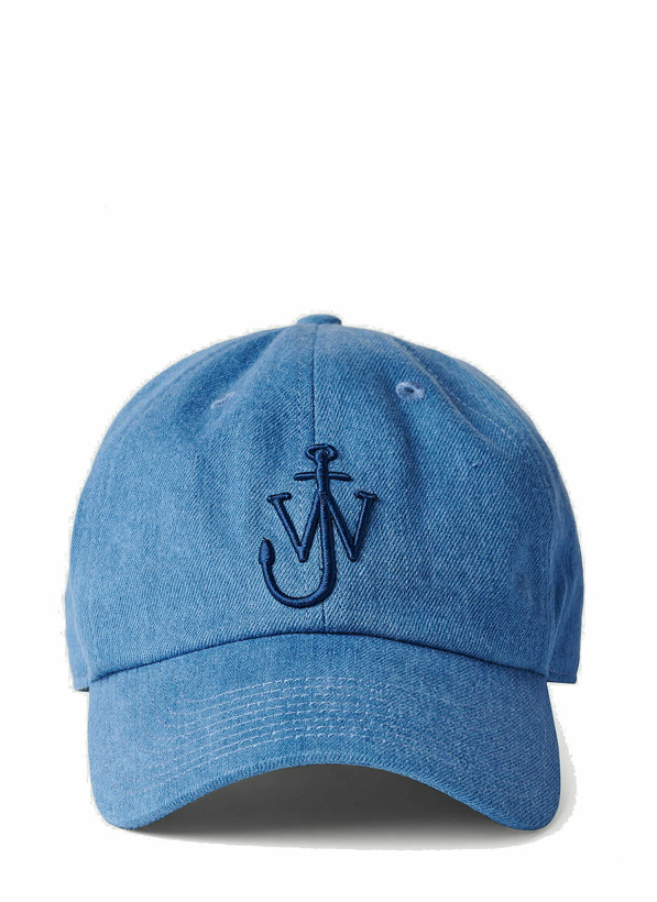 Photo: JW Anderson - Anchor Patch Baseball Cap in Blue