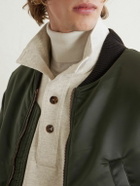 TOM FORD - Cotton, Silk and Cashmere-Blend Sweatshirt - Gray