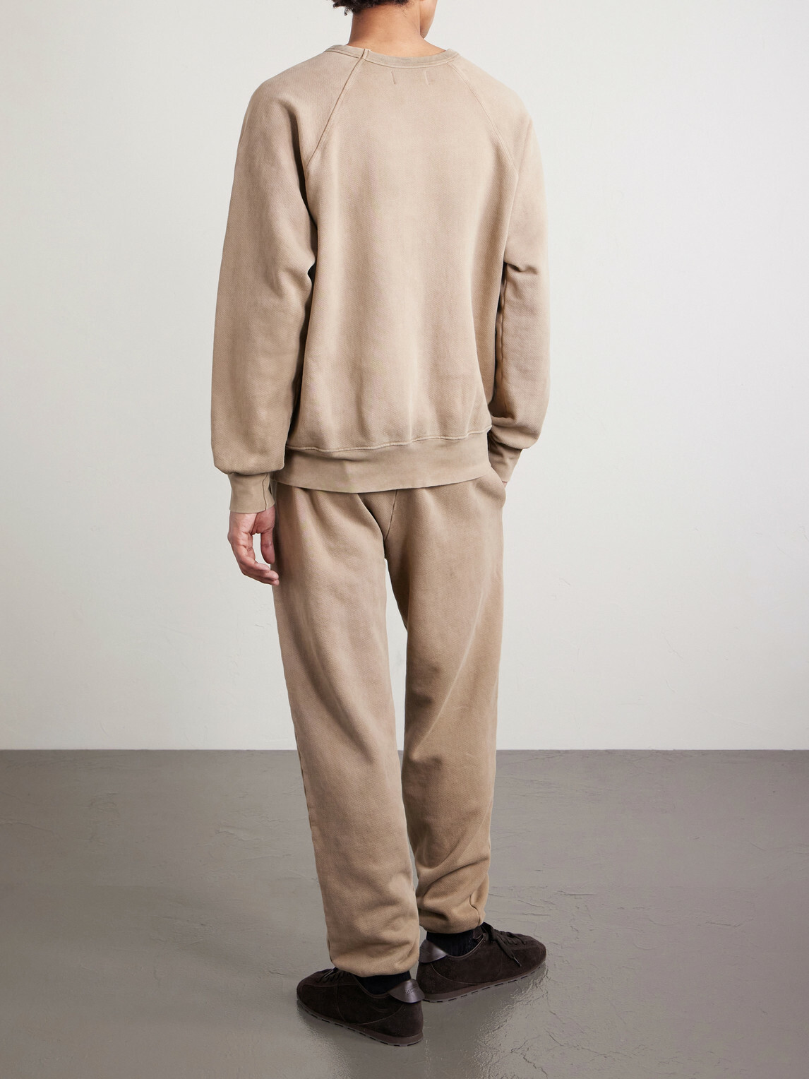 Les Tien - Garment-Dyed Cotton-Jersey Sweatshirt - Neutrals