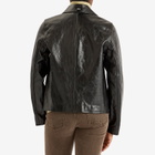 Our Legacy Women's Mini Leather Jacket in Top Dyed Black Leather