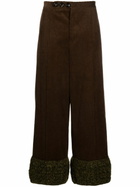 Namacheko Brown Umfraville Corduroy Wide-Leg Trousers