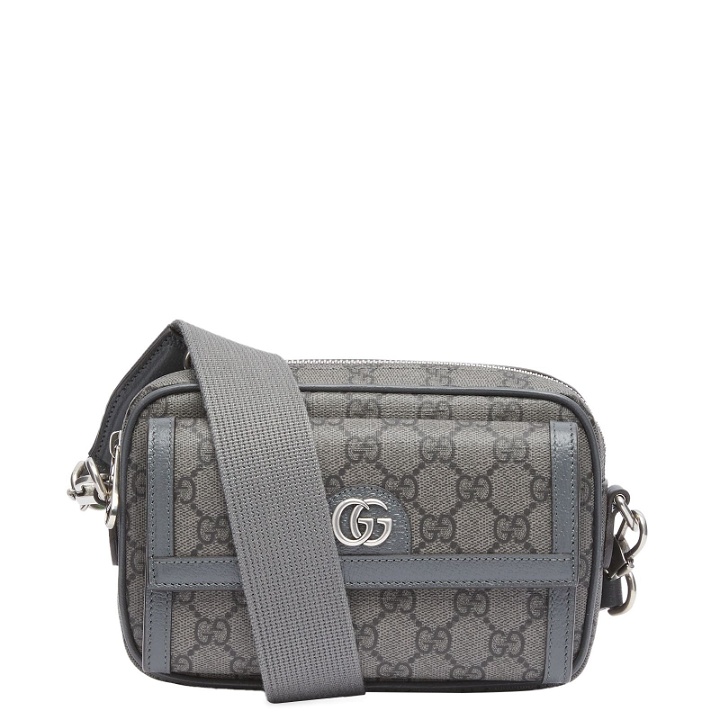 Photo: Gucci Men's Supreme GG Monogram Mini Bag in Black