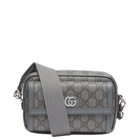 Gucci Men's Supreme GG Monogram Mini Bag in Black