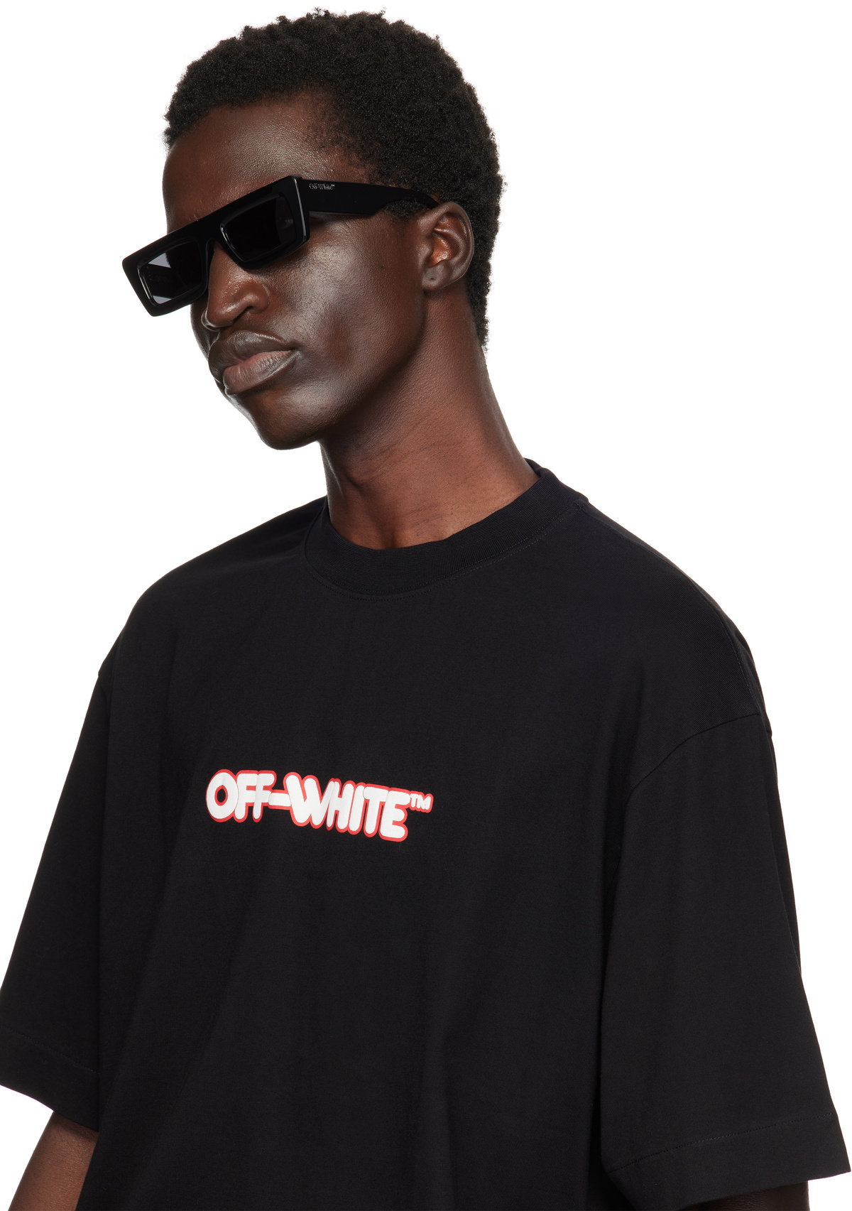 Off-White Black Ontario Sunglasses Off-White