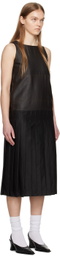 UMBER POSTPAST Brown Mud-Dyed Midi Dress