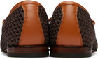 Valentino Garavani Brown Wolfe Loafers