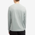 AMI Paris Men's Small A Heart Long Sleeve T-Shirt in Clay Blue