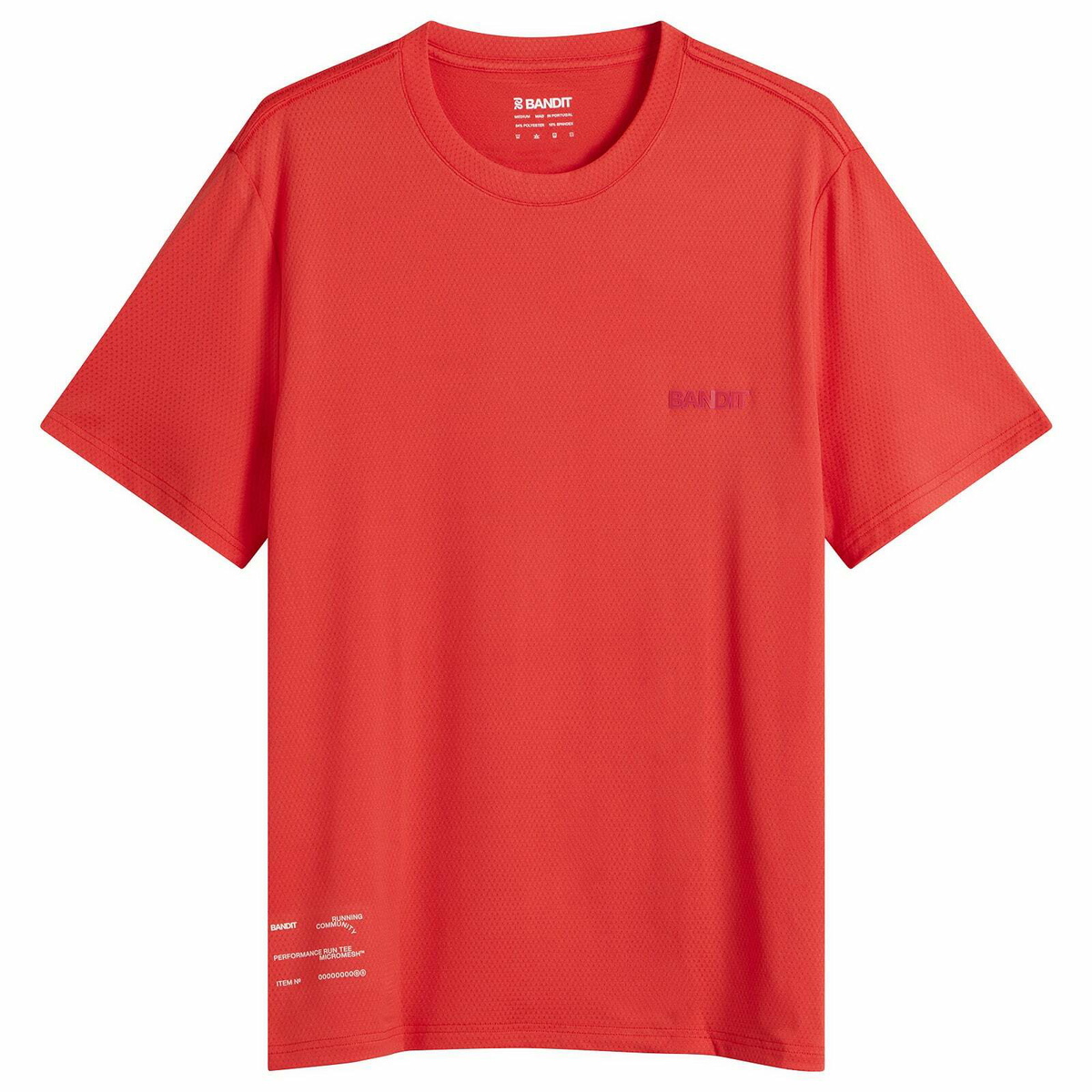 Bandit Men's MicroMesh Men's Performance T-Shirt in Poppy