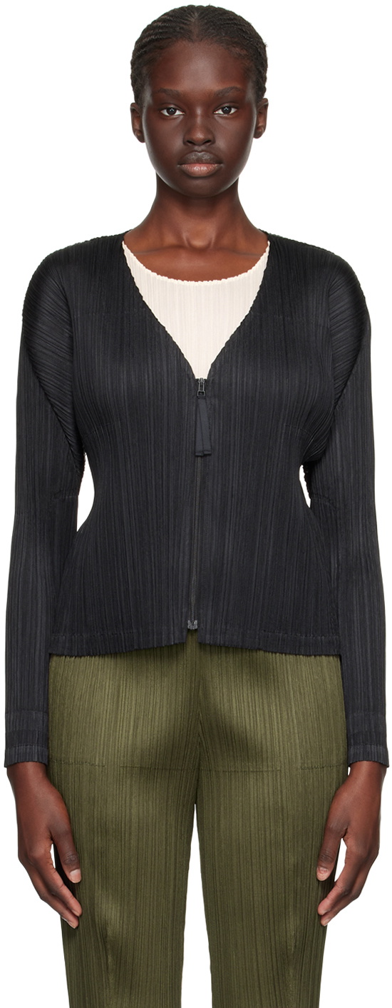Pleats Please Issey Miyake Black Monthly Colors September