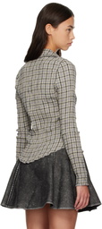 Diesel Gray Check Shirt