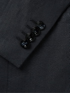 Kiton - Linen Blazer - Blue