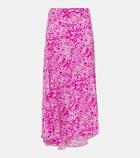 Isabel Marant Hortensia printed silk-blend maxi skirt