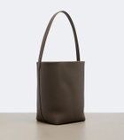 The Row N/S Park Medium leather tote bag