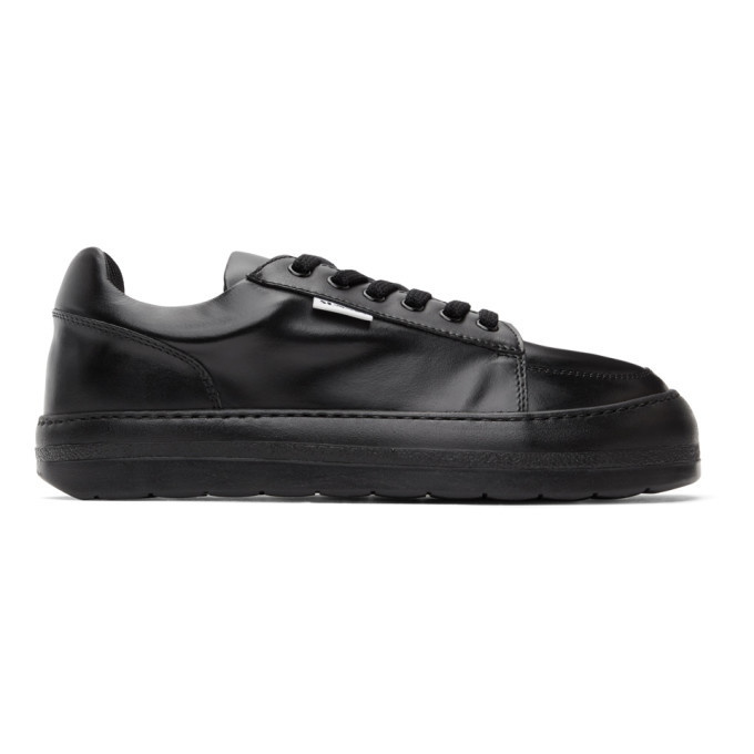 Sunnei Black Leather Dreamy Sneakers Sunnei