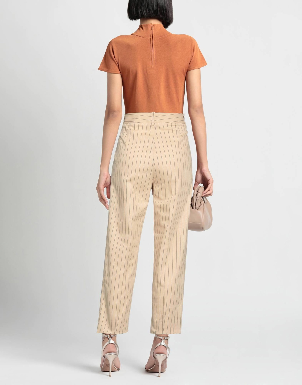 Maje Womens Pants Sand