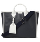 DOLCE & GABBANA - Two-Tone Leather Holdall - Blue