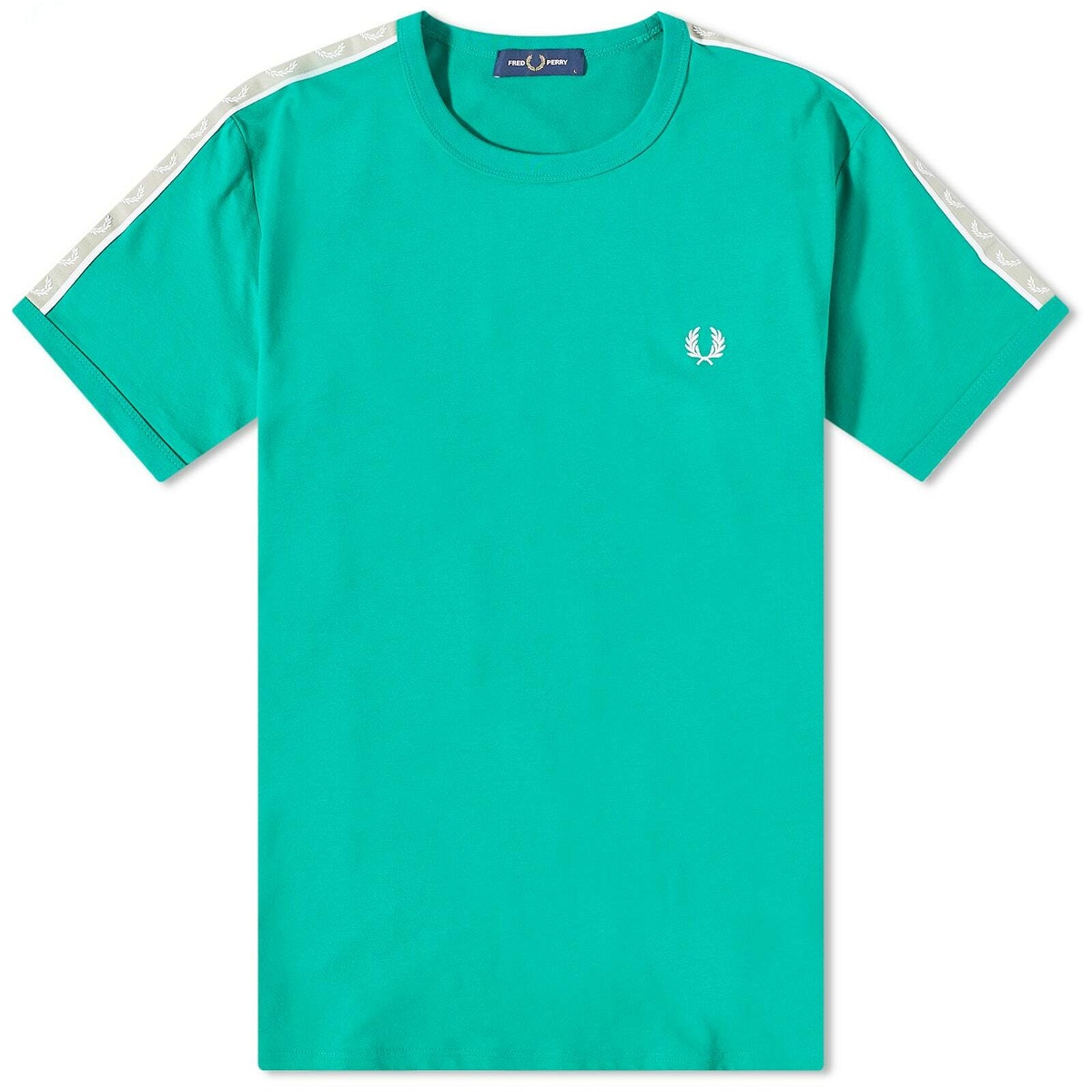 Fred Perry Authentic Men's Contrast Tape Ringer T-Shirt in Shaded ...