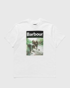 Barbour All-Weather Tee White Mens Shortsleefe