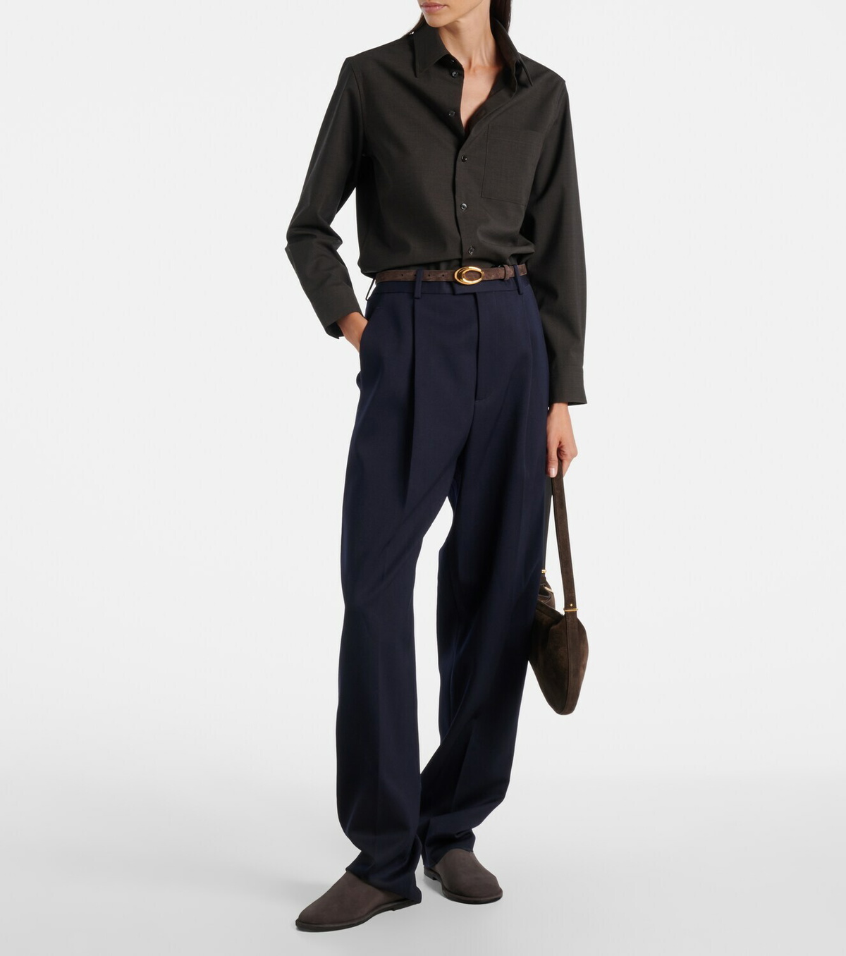 A.Emery Spencer suede mules