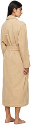 Tekla Beige Classic Bathrobe