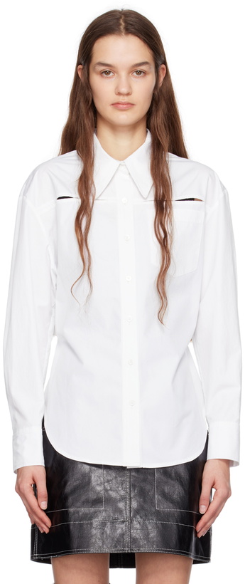 Photo: LVIR White Slit Shirt