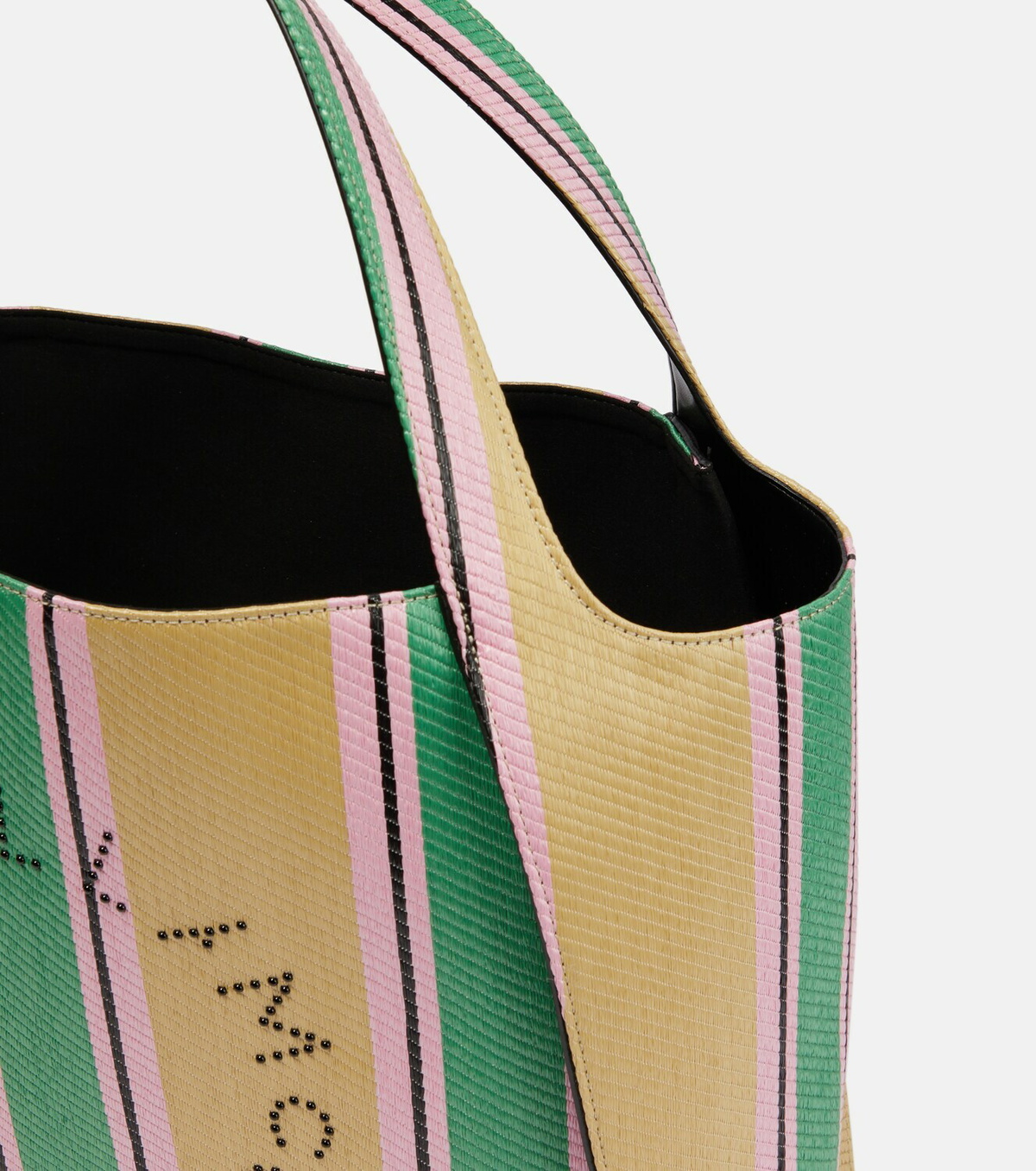 【Stella McCartney】Tote striped rafia  ★関税送料込み Stella McCartney】Tote striped rafia ☆関税送料込み