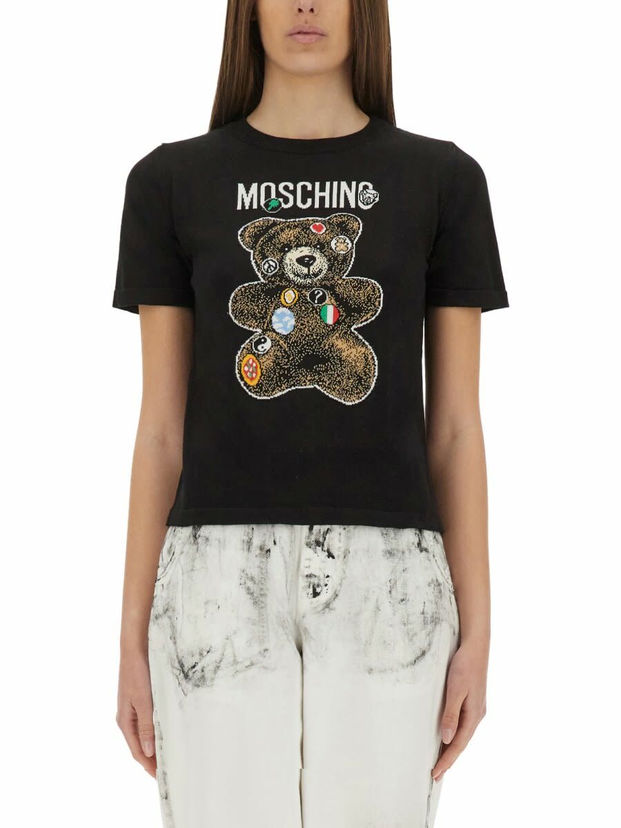 Moschino Women's Teddy Bear Sweater White main image 1