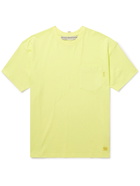 Abc. 123. - Logo-Appliquéd Cotton-Jersey T-Shirt - Yellow