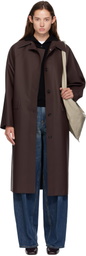 KASSL Editions Brown Original Below Rubber Coat