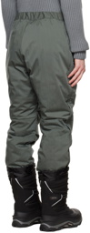 Snow Peak Green Fire-Resistant Down Trousers
