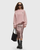 Rotate Birger Christensen Sequins Pencil Skirt Pink Skirts