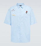 Undercover Embroidered cotton poplin shirt