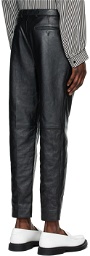 Saint Laurent Black Leather Pants