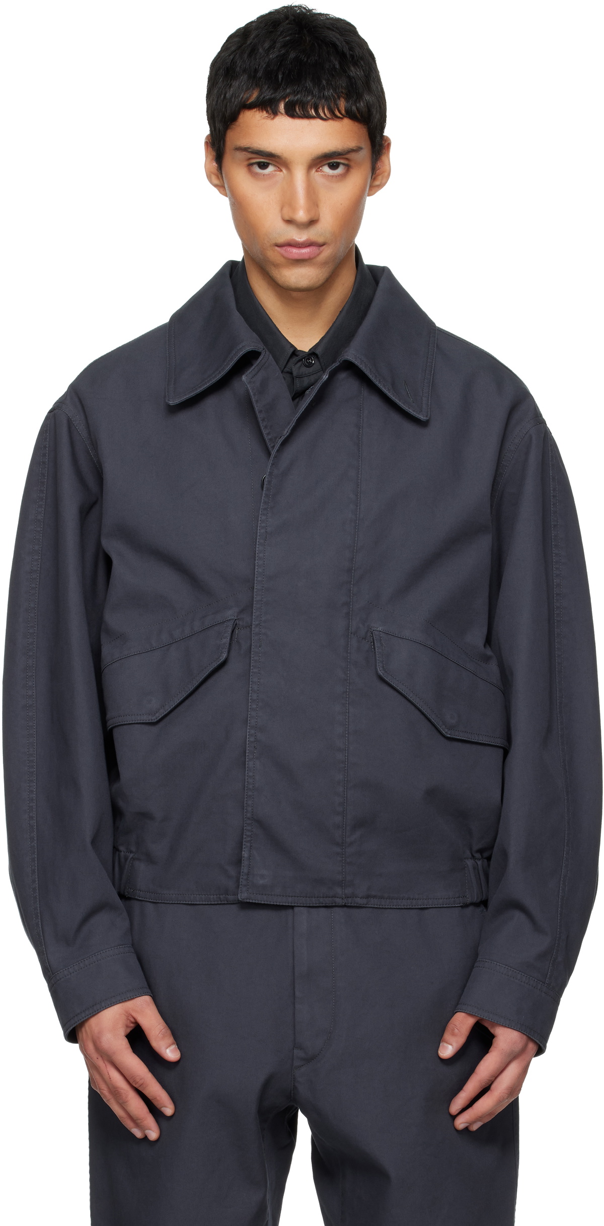 LEMAIRE Navy Zip Jacket Lemaire