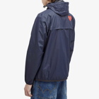 Comme des Garçons Play Men's x K-Way Full Zip Packable Jacket in Navy