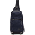 Master-Piece Co Navy Lightning One-Shoulder Backpack