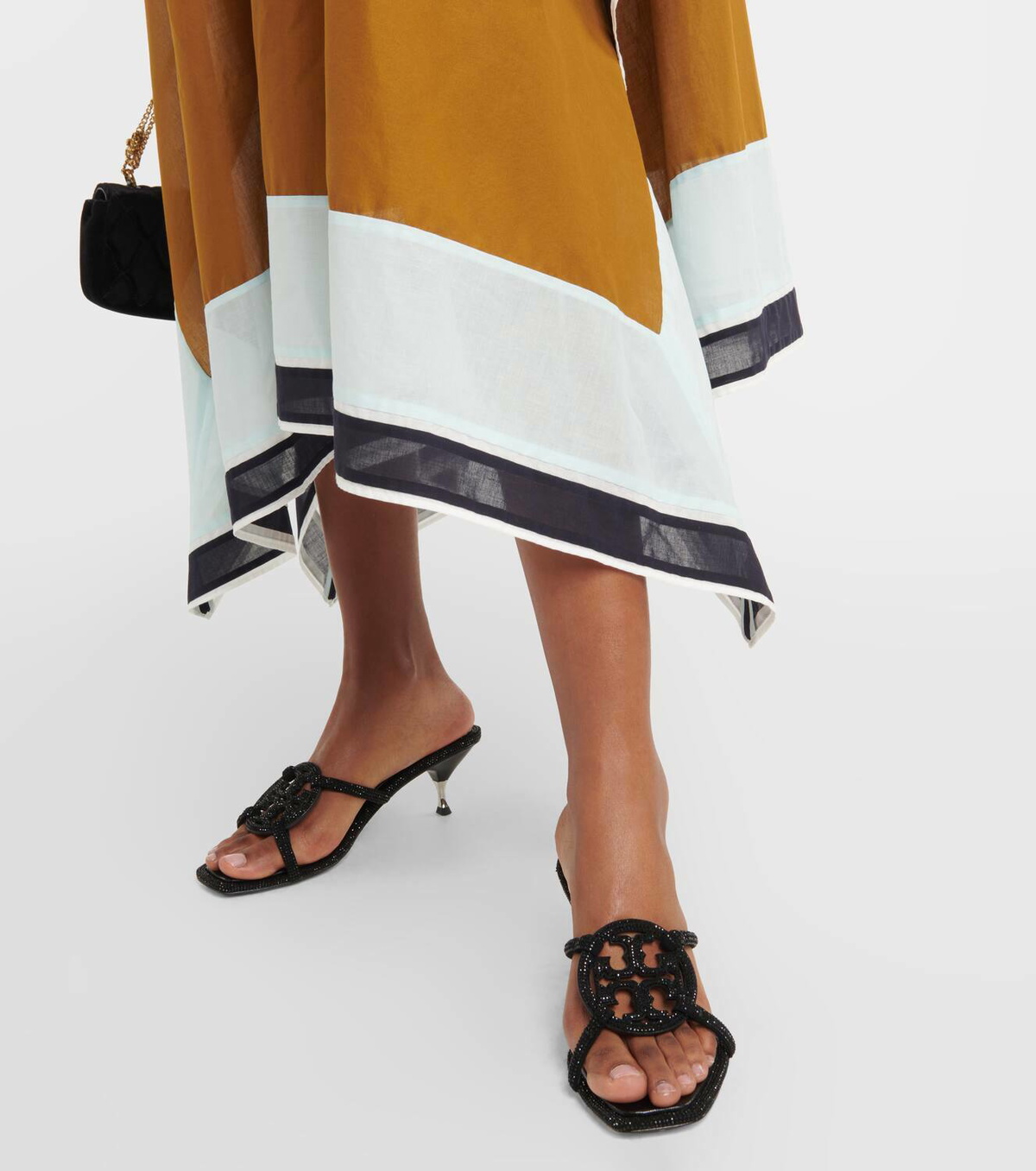 【送料 関税込】Tory Burch Geo Bombe Miller suede sandals Tory Burch Geo Bombe Miller suede sandals Tory Burch