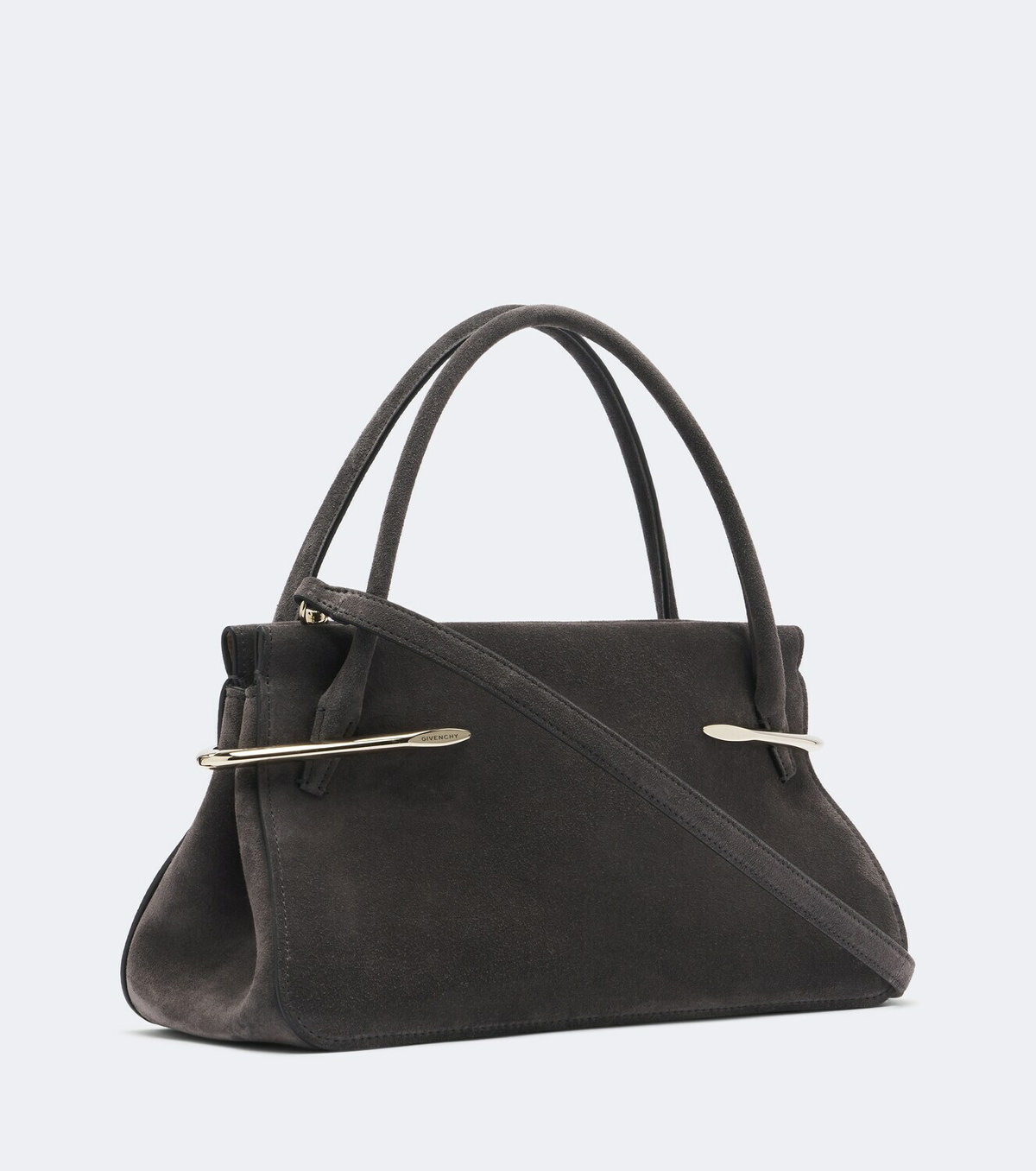 Givenchy Pinch Medium suede top-handle bag