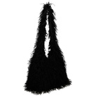 Anna Sui Black Faux-Fur Bag