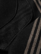 Y-3 - Panelled Striped Wool-Blend Track Jacket - Black