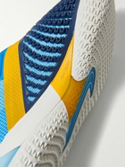 Nike Tennis - NikeCourt React Vapor NXT Rubber-Trimmed Flyweave Tennis Sneakers - Blue