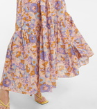 Zimmermann - Floral cotton voile midi dress